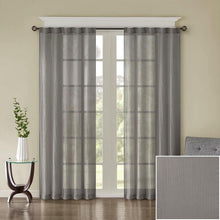 Load image into Gallery viewer, Madison Park Solid Crushed Window Panel Pair -42" X 95" MP40-4486 By Olliix
