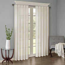 Load image into Gallery viewer, Madison Park Solid Crushed Window Panel Pair -42" X 95" MP40-4498 By Olliix
