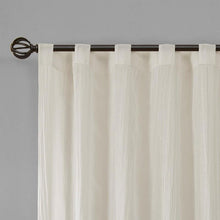 Load image into Gallery viewer, Madison Park Solid Crushed Window Panel Pair -42" X 95" MP40-4498 By Olliix
