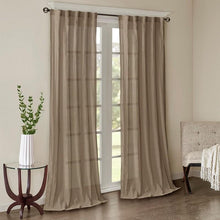 Load image into Gallery viewer, Madison Park Solid Crushed Window Panel Pair -42" X 95" MP40-4502 By Olliix
