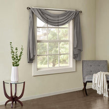 Load image into Gallery viewer, Madison Park Harper Solid Crushed Scarf Sheer -42" X 216" MP40-4505 By Olliix
