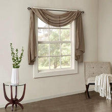Load image into Gallery viewer, Madison Park Harper Solid Crushed Scarf Sheer -42" X 144" MP40-4512 By Olliix
