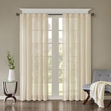 Load image into Gallery viewer, Madison Park Solid Crushed Window Panel Pair -42" X 95" MP40-4526 By Olliix

