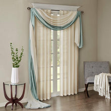 Load image into Gallery viewer, Madison Park Harper Solid Crushed Scarf Sheer -42&quot; X 216&quot; MP40-4529 By Olliix
