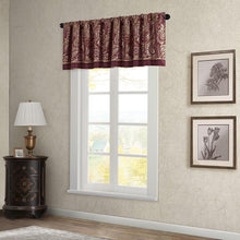 Load image into Gallery viewer, Madison Park Aubrey Jacquard Window Valance -50X18" MP41-2714 By Olliix
