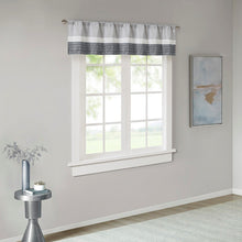 Load image into Gallery viewer, Madison Park Amherst Polyoni Pintuck Valance - 50X18" MP41-4377 By Olliix
