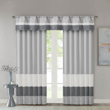 Load image into Gallery viewer, Madison Park Amherst Polyoni Pintuck Valance - 50X18" MP41-4377 By Olliix
