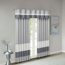 Load image into Gallery viewer, Madison Park Amherst Polyoni Pintuck Valance - 50X18" MP41-4377 By Olliix
