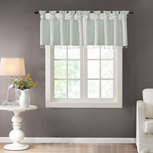 Load image into Gallery viewer, 100% Polyester Twisted Tab Valance With Beads -50X26&quot; MP41-4455 By Olliix

