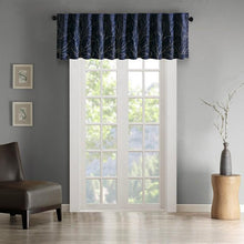 Load image into Gallery viewer, Madison Park Faux Silk Embroidered Window Valance -50X18" MP41-4572 By Olliix
