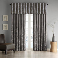 Load image into Gallery viewer, Madison Park Faux Silk Embroidered Window Valance -50X18" MP41-4573 By Olliix
