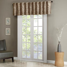 Load image into Gallery viewer, Madison Park Faux Silk Embroidered Window Valance -50X18" MP41-4574 By Olliix

