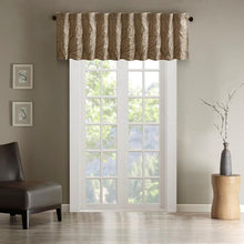 Load image into Gallery viewer, Madison Park Faux Silk Embroidered Window Valance -50X18" MP41-4574 By Olliix
