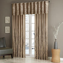 Load image into Gallery viewer, Madison Park Faux Silk Embroidered Window Valance -50X18" MP41-4574 By Olliix
