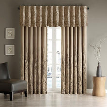 Load image into Gallery viewer, Madison Park Faux Silk Embroidered Window Valance -50X18" MP41-4574 By Olliix

