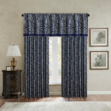 Load image into Gallery viewer, Madison Park Aubrey Jacquard Window Valance -50X18&quot; MP41-4899 By Olliix
