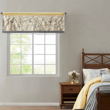 Load image into Gallery viewer, Madison Park Serene Embroidered Window Valance - 50X18&quot; MP41-5479 By Olliix
