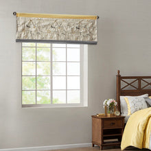 Load image into Gallery viewer, Madison Park Serene Embroidered Window Valance - 50X18&quot; MP41-5479 By Olliix
