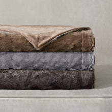 Load image into Gallery viewer, Madison Park Zuri Oversized Faux Fur Throw -60X70&quot; MP50-1911 By Olliix

