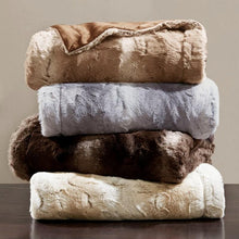 Load image into Gallery viewer, Madison Park Zuri Oversized Faux Fur Throw -60X70&quot; MP50-4813 By Olliix
