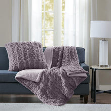 Load image into Gallery viewer, Madison Park Ruched Fur Throw -50X60&quot; MP50-4876 By Olliix
