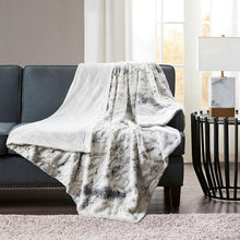 Load image into Gallery viewer, Madison Park Sachi Oversized Faux Fur Throw -60X70&quot; MP50-4906 By Olliix
