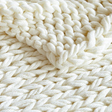 Load image into Gallery viewer, Madison Park Chunky Double Knit Handmade Throw MP50-6135 By Olliix
