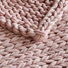 Load image into Gallery viewer, Madison Park Chunky Double Knit Handmade Throw MP50-6137 By Olliix
