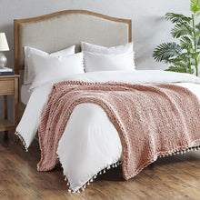 Load image into Gallery viewer, Madison Park Chunky Double Knit Handmade Throw MP50-6137 By Olliix
