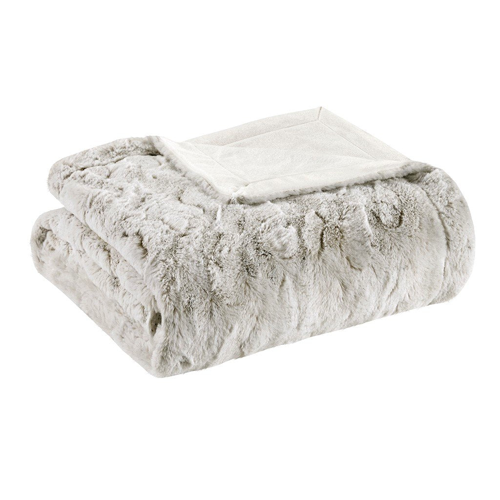 Madison Park Zuri Oversized Faux Fur Throw - 60X70