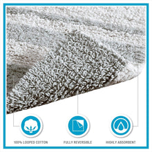 Load image into Gallery viewer, Madison Park Spa Cotton Reversible Bath Rug - 24X72&quot; MP72-2491 By Olliix

