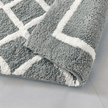 Load image into Gallery viewer, Madison Park Bittman Reversible High Pile Tufted Microfiber Bath Rug - 21X34&quot; MP72-5665
