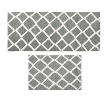 Load image into Gallery viewer, Madison Park Bittman Reversible High Pile Tufted Microfiber Bath Rug - 24X60&quot; MP72-5666
