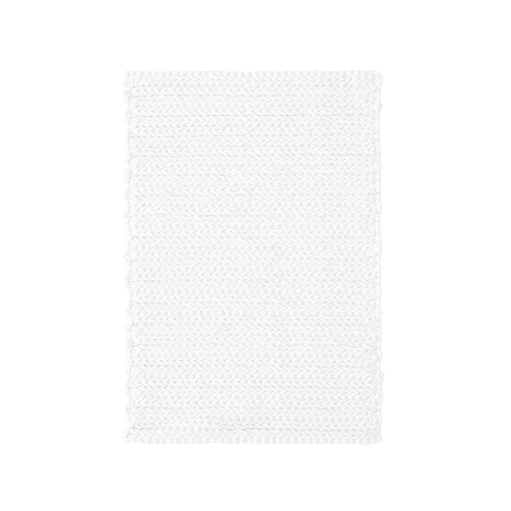 Madison Park Lasso 100% Cotton Chenille Chain Stitch Rug - 17X24