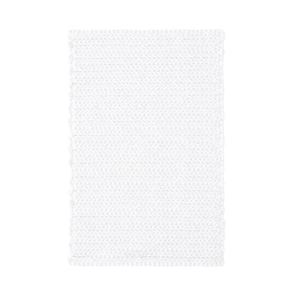 Madison Park Lasso 100% Cotton Chenille Chain Stitch Rug - 20X30