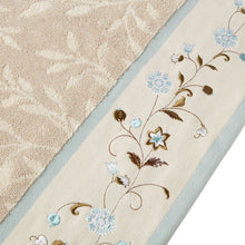 Load image into Gallery viewer, Madison Park Serene Embroidered Cotton Jacquard 6 Piece Towel Set MP73-6090
