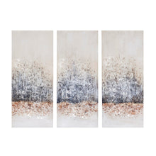 Load image into Gallery viewer, Madison Park Twilight Mystere 100% Hand Brush Embellished Canvas, 3 Piece Set MP95C-0172
