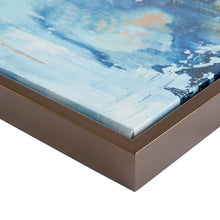 Load image into Gallery viewer, Madison Park Blue Horizon Gallery Art 5 Piece Set With Bronze Frame MP95C-0179A
