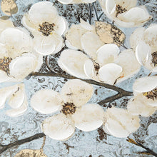 Load image into Gallery viewer, Madison Park Luminous Bloom Gold Foil Floral Hand Embellished Canvas Art MP95C-0208
