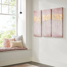 Load image into Gallery viewer, Madison Park Twilight Forest Gel Coated Canvas With Gold Foil 3 Piece Set MP95C-0216
