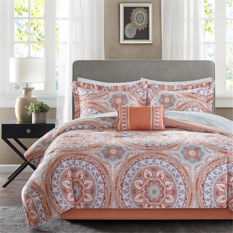 Complete Comforter And Cotton Sheet Set -Twin MPE10-204 By Olliix