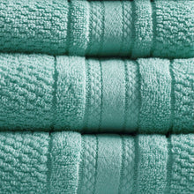 Load image into Gallery viewer, Madison Park Essentials Adrien Super Soft 6 Piece Cotton Towel Set MPE73-788
