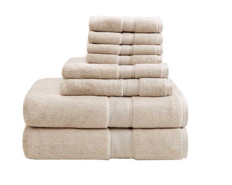 Madison Park Signature 800Gsm 100% Cotton 8 Piece Towel Set MPS73-190 By Olliix