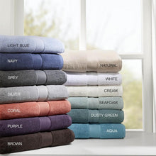 Load image into Gallery viewer, Madison Park Signature 800Gsm 100% Cotton 8 Piece Towel Set MPS73-198 By Olliix
