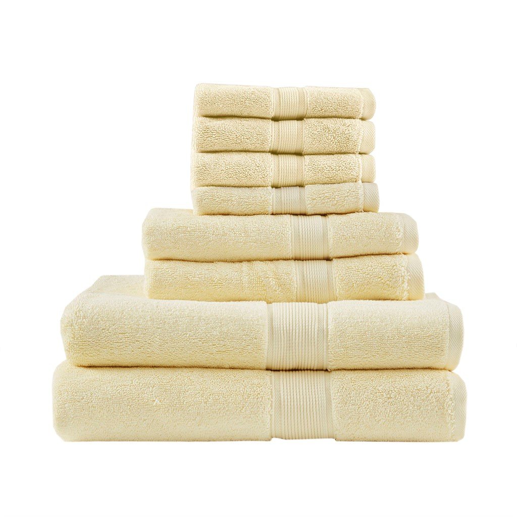 Madison Park Signature 800Gsm 100% Cotton 8 Piece Towel Set MPS73-413