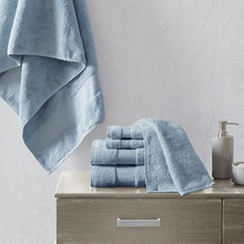 Load image into Gallery viewer, Madison Park Signature Turkish Cotton 6 Piece Bath Towel Set MPS73-416
