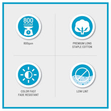 Load image into Gallery viewer, Madison Park Signature 800Gsm 100% Cotton 8 Piece Towel Set MPS73-423
