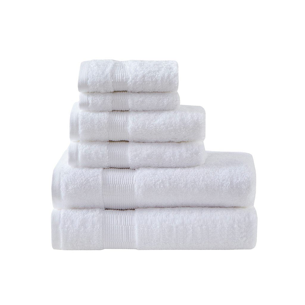 Madison Park Signature Luxor 100% Egyptian Cotton 6 Piece Towel Set MPS73-425