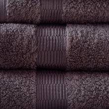 Load image into Gallery viewer, Madison Park Signature Luxor 100% Egyptian Cotton 6 Piece Towel Set MPS73-429
