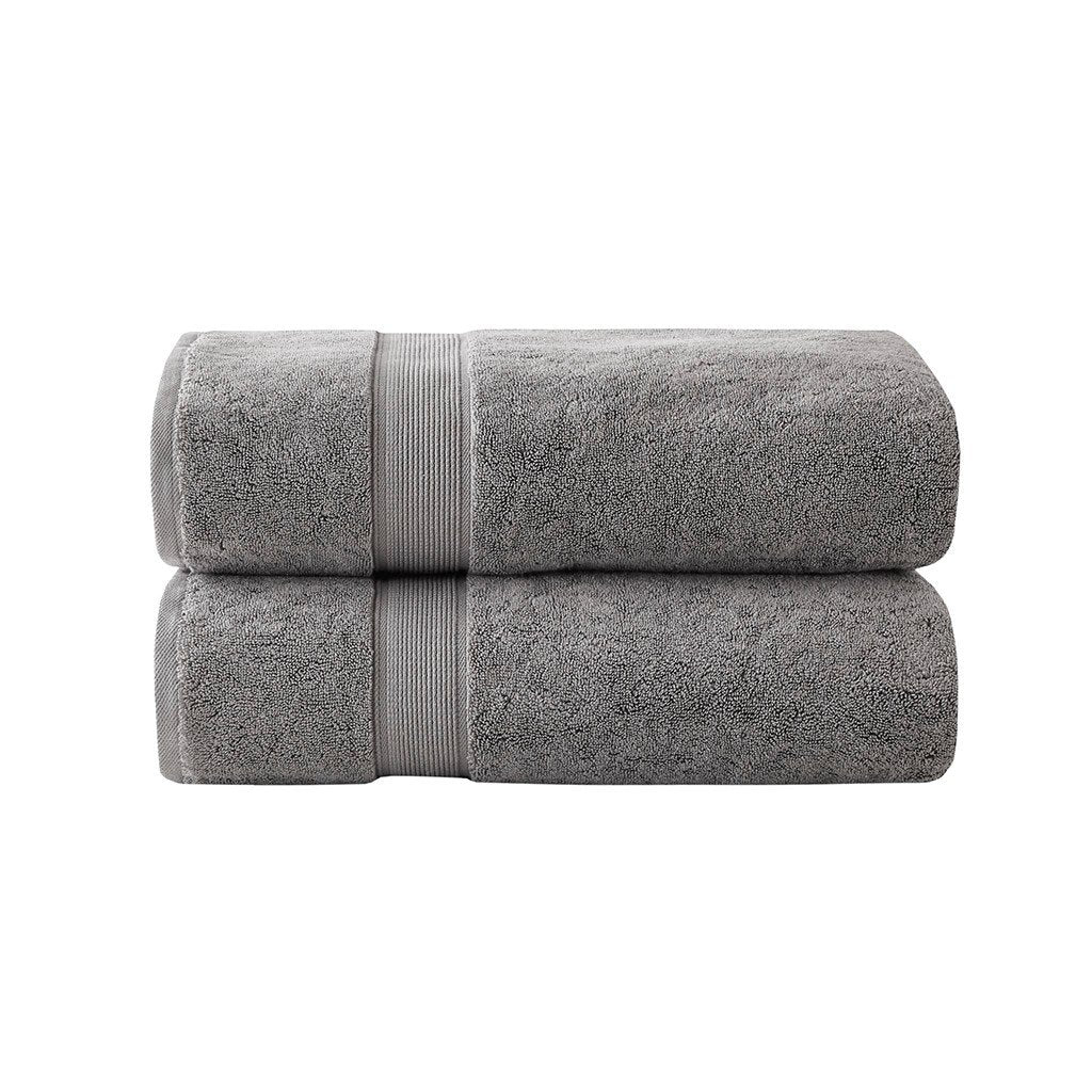 Madison Park Signature 800Gsm 100% Cotton Bath Sheet 2 Piece Set - 34X68